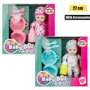 Doll baby 27cm w/feed accessories