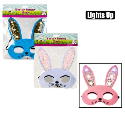 Easter bunny light up mask